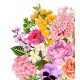 Pacote Com 20 Guardanapos De Papel 33x33cm Flower Bouquet Napkin